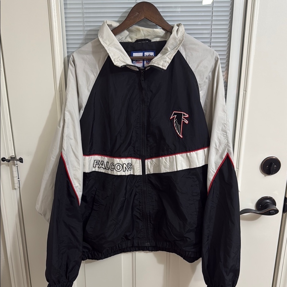 Men’s Vintage NFL Falcons Windbreaker Size XL